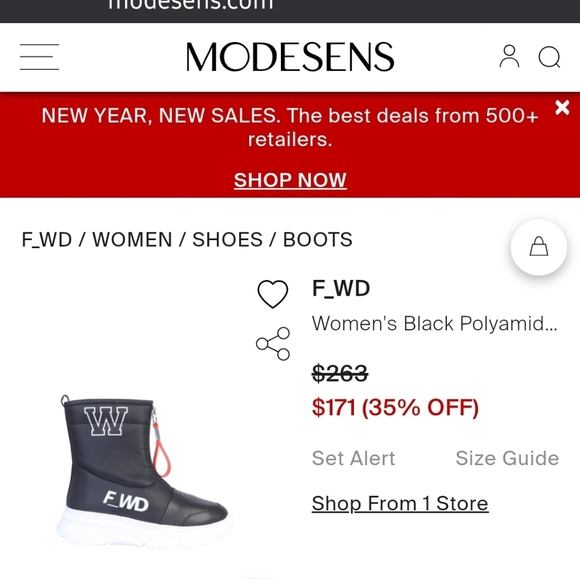 F_WD Black POLYAMIDE Boots - Picture 9 of 10